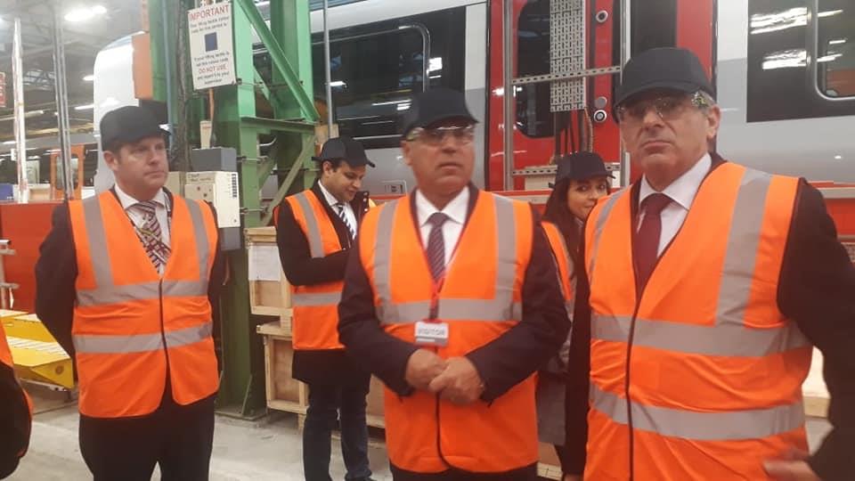 صور| وزير النقل من "مصنع بومبارديه": بدء تصنيع المونوريل خلال الربع الأول من 2020