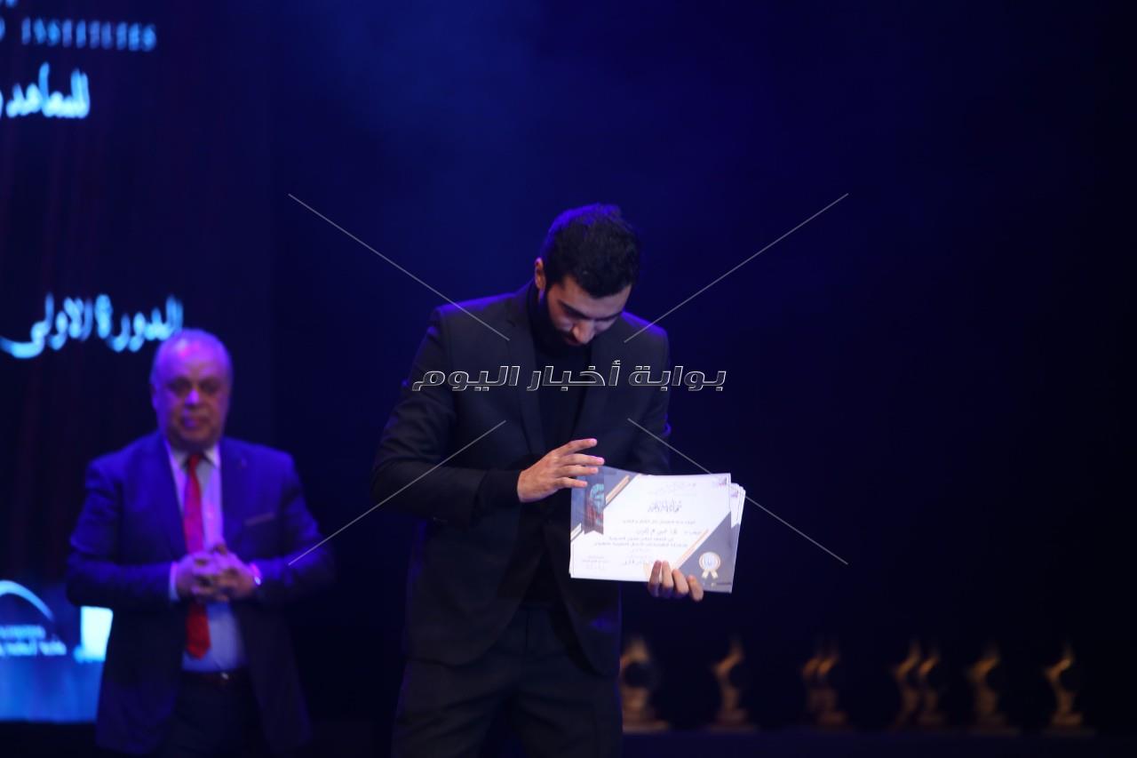 نجوم الفن في حفل ختام مهرجان الاسكندرية المسرحي