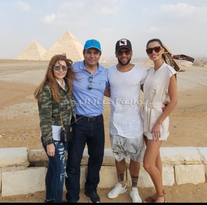 داني ألفيش يبدأ جولته السياحية في القاهرة والجيزة