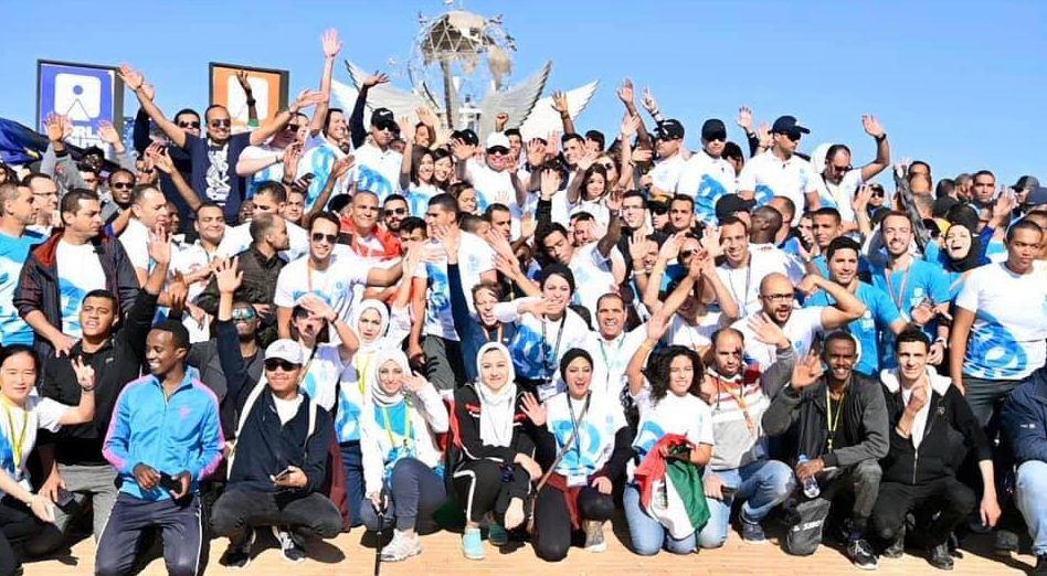  السيسى يلتقى الشباب المشاركين في ماراثون السلام بشرم الشيخ