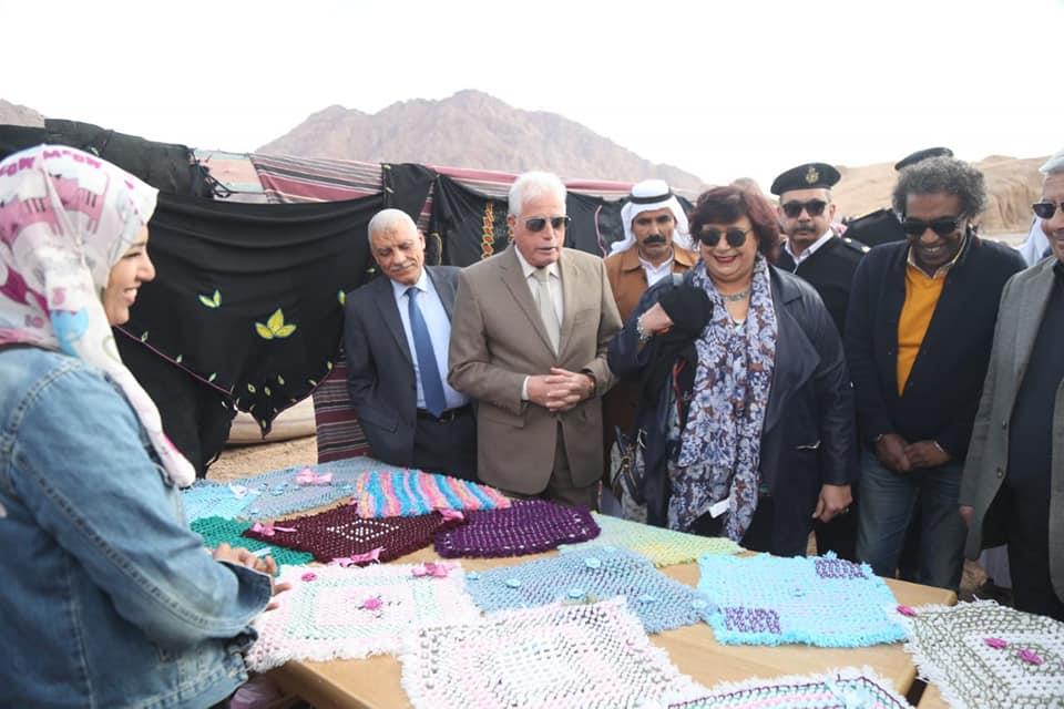 وزير الثقافة ومحافظ جنوب سيناء يشهدان ختام فعاليات القافلة الثقافية بوادى سبتة