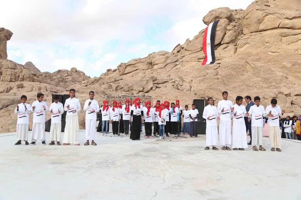 وزير الثقافة ومحافظ جنوب سيناء يشهدان ختام فعاليات القافلة الثقافية بوادى سبتة