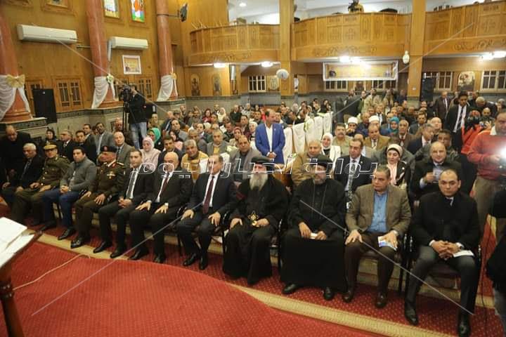 محافظ كفر الشيخ يشهد مراسم مئوية تأسيس كنيسة مار جرجس بدسوق 