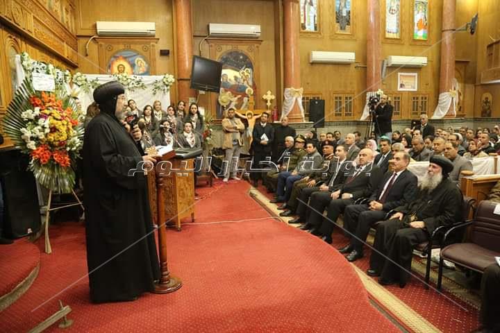محافظ كفر الشيخ يشهد مراسم مئوية تأسيس كنيسة مار جرجس بدسوق 