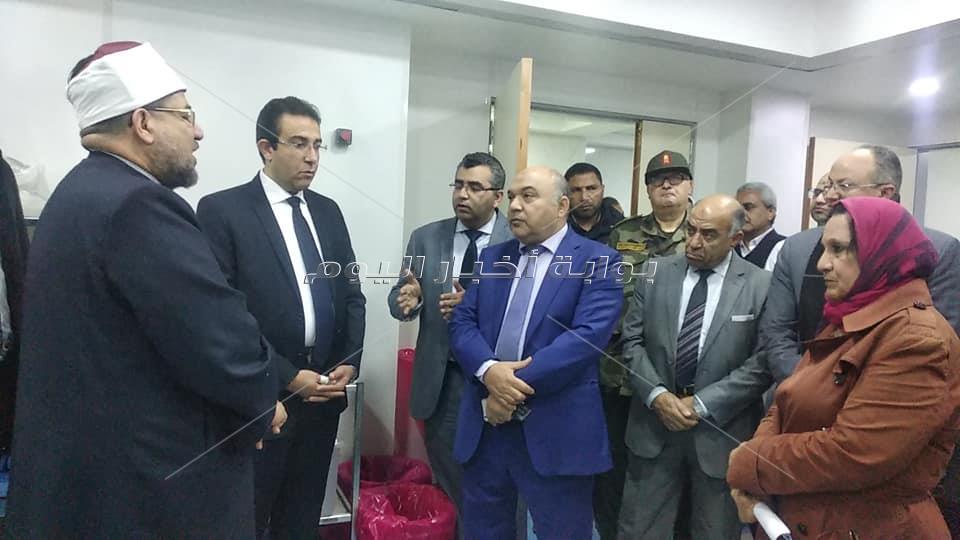 وزير الأوقاف يفتتح أعمال تطوير المرحلة الثانية من مستشفى الدعاة