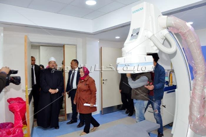 وزير الأوقاف يفتتح أعمال تطوير المرحلة الثانية من مستشفى الدعاة