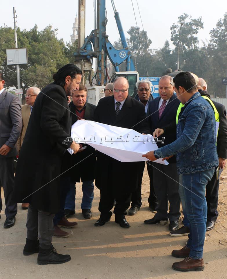 صور|محافظ القاهرة يتفقد أعمال التطوير بشارعي الحجاز وجسر السويس