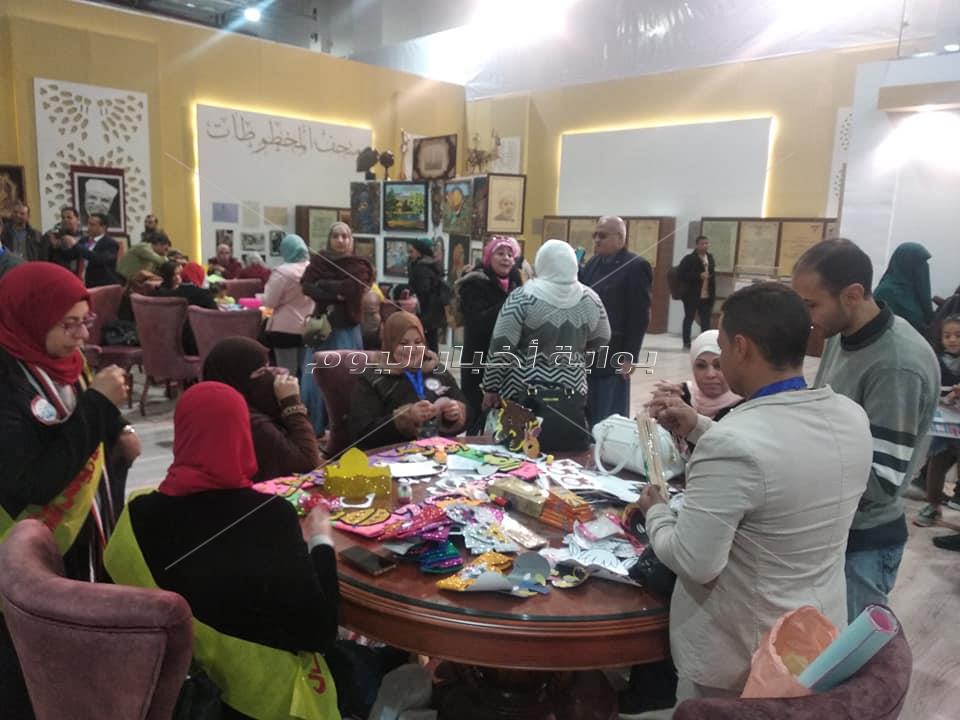  ورش عمل أنشطة متنوعة في جناح الأزهر بمعرض القاهرة الدولي للكتاب
