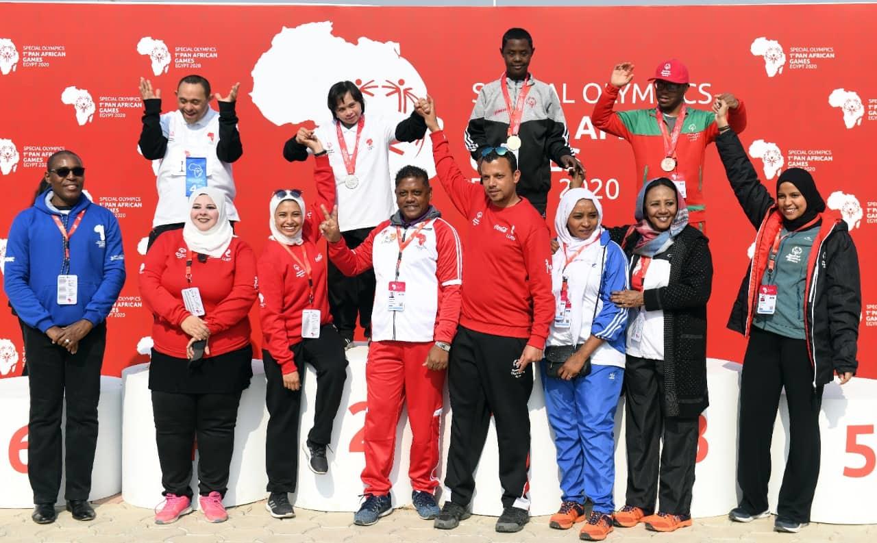 بريق الذهب بدأ يلمع في سماء القاهرة بالالعاب الافريقية للاولمبياد الخاص