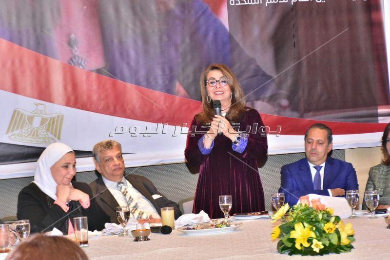 تكريم غادة والي من منظمات المجتمع المدني بحضور الوزراء ونجوم الفن