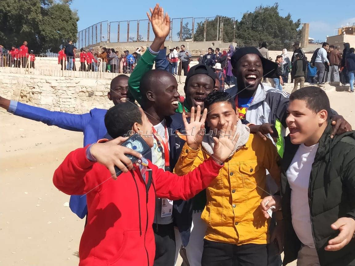 جولة سياحية للوفود في ختام اول العاب أفريقية للأولمبياد الخاص