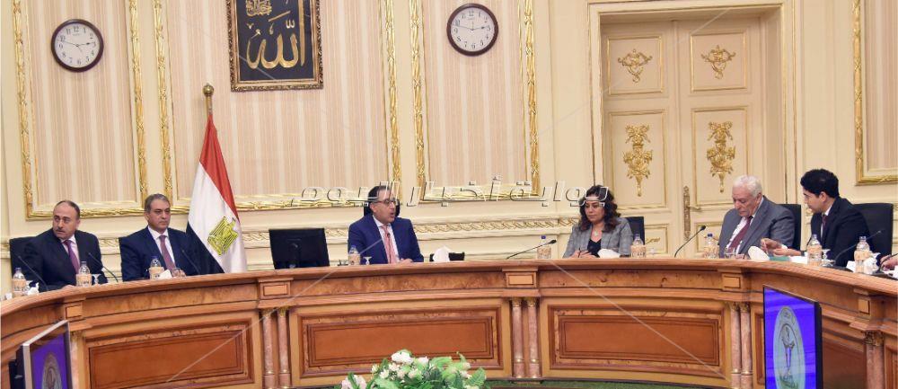 اجتماع مع أعضاء مجلس النواب بمحافظة دمياط _ تصوير:أشرف شحاتة