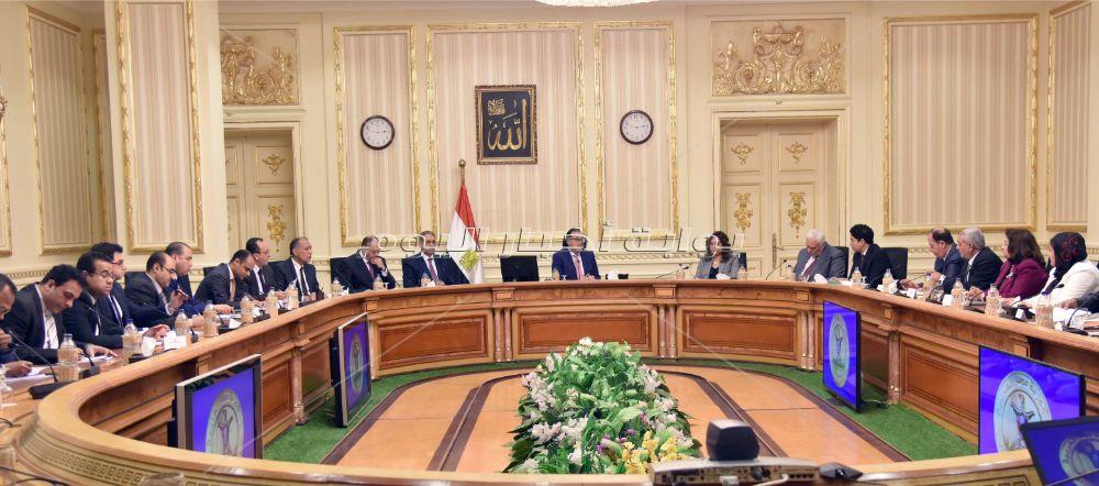 اجتماع مع أعضاء مجلس النواب بمحافظة دمياط _ تصوير:أشرف شحاتة