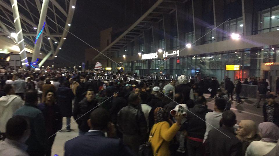 استقبال بعثة الزمالك بمطار القاهرة