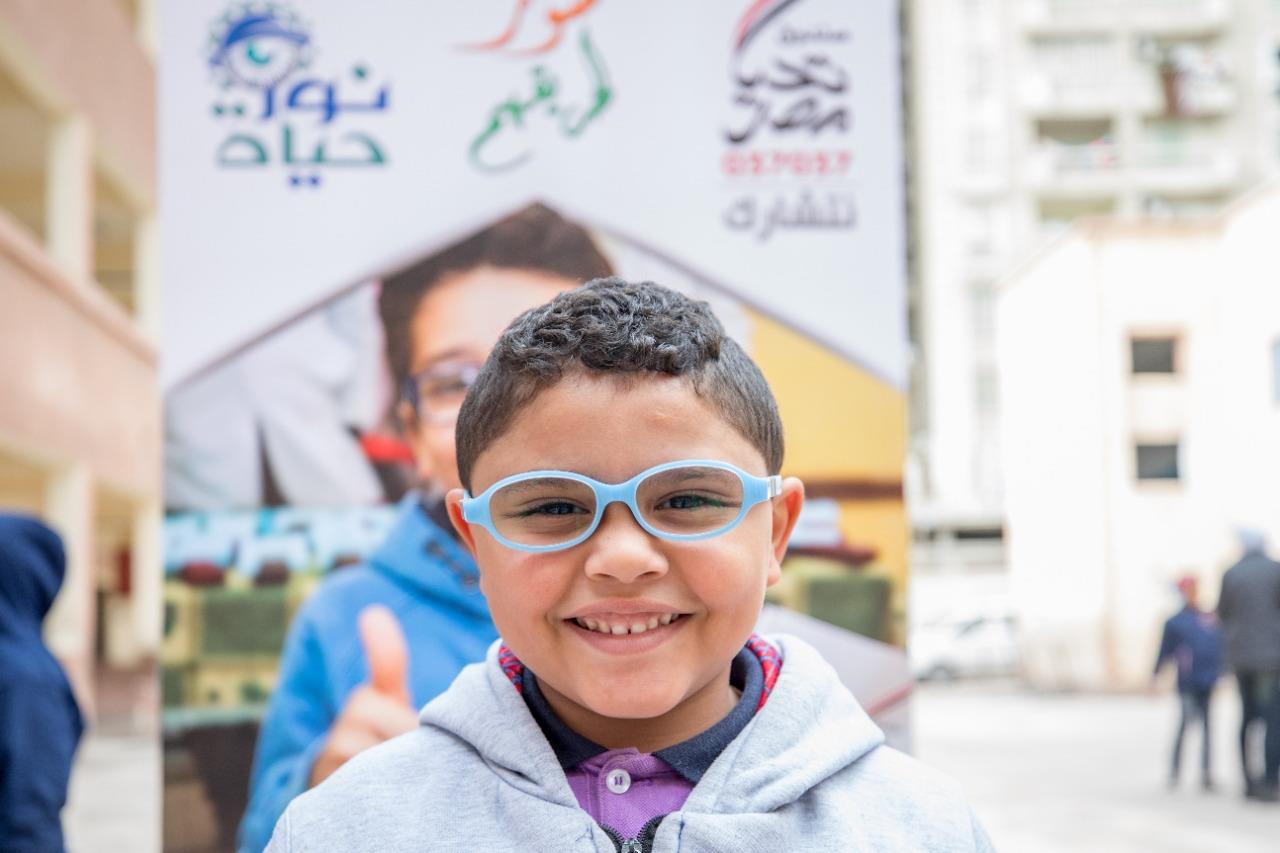  صندوق تحيا مصر : نور حياة تجري الكشف الطبي على 55680 تلميذًا في أسبوع 