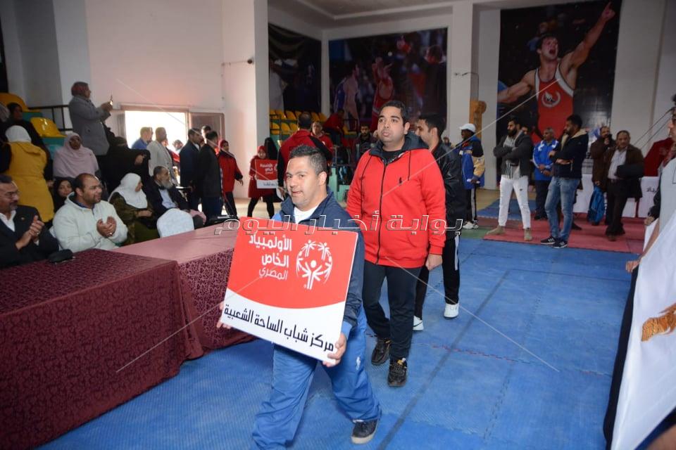 انطلاق المسابقة الوطنية للاولمبياد الخاص المصري في رفع الأثقال