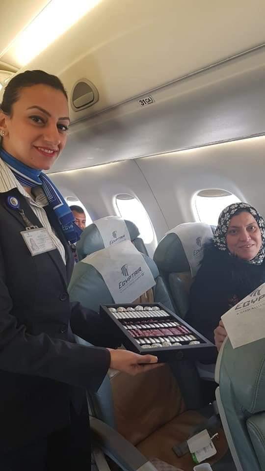  مصر للطيران تحتفل بركاب أولى رحلتها بين مدينتي شرم الشيخ و الأقصر