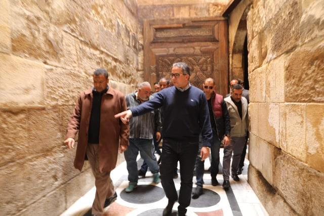 خالد العناني وزير السياحة والآثار، عددا من المواقع الأثرية بمحافظة القاهرة