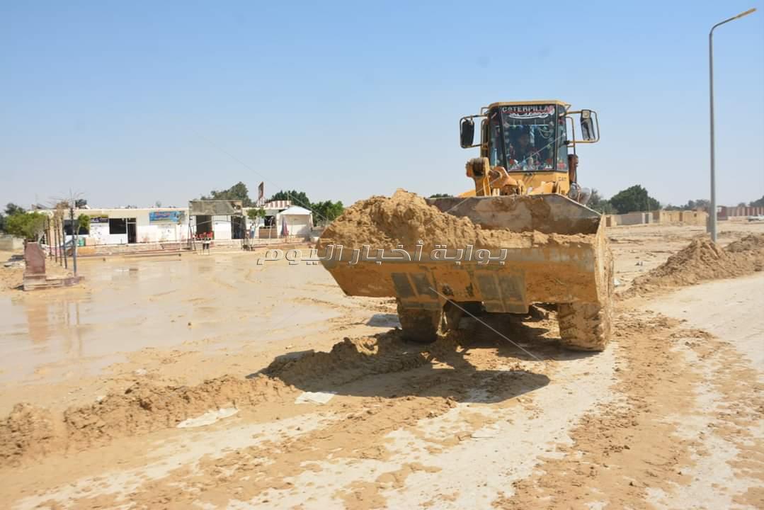..محافظ جنوب سيناء يتفقد اثار السيول بمدينة رأس سدر