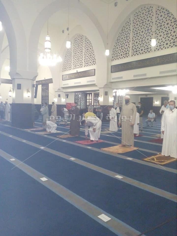  أول صلاة جماعة في المسجد الجامع بمدينتي بالكمامات 