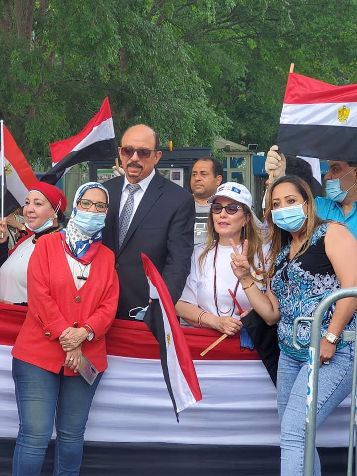 الجالية المصرية بنيويورك تحتفل بثورة 30 يونيو 