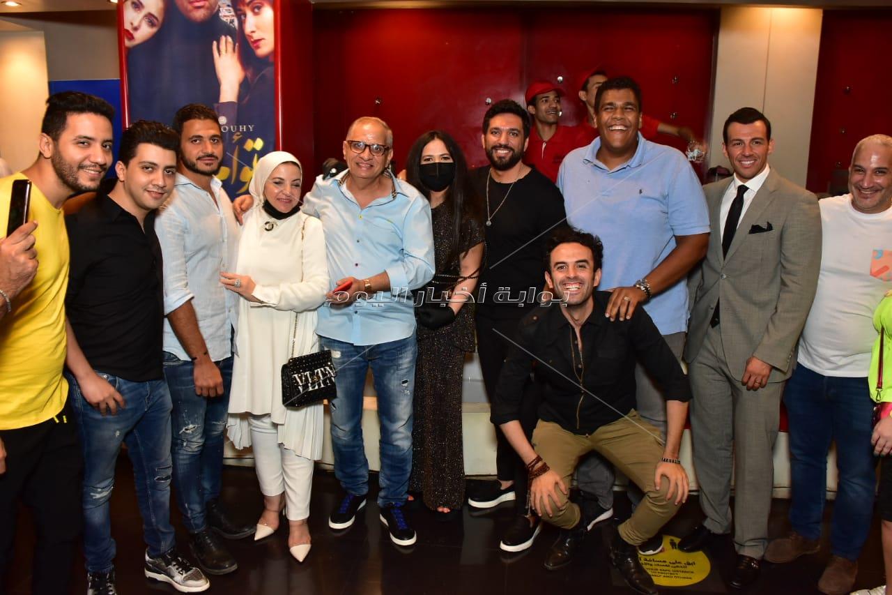 إيمي سمير غانم وعبدالمغني يشاركان صناع "توأم روحي" الاحتفال بعرضه