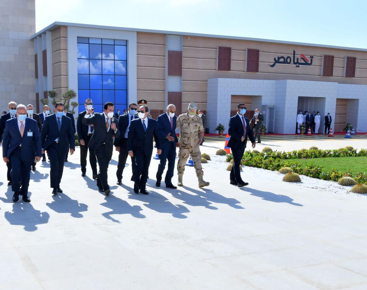 افتتاح الرئيس السيسي الجامعة المصرية اليابانية وعدداً من الجامعات الأهلية