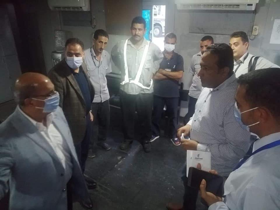 رئيس مصر للطيران للخدمات الأرضية يتابع سير العمل بمحطة مطار شرم الشيخ