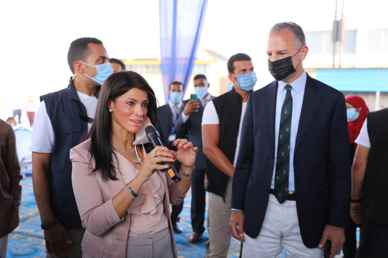 وزيرة التعاون الدولي تفتتح توسعات محطة معالجة مياه الصرف الصحي بالأقصر
