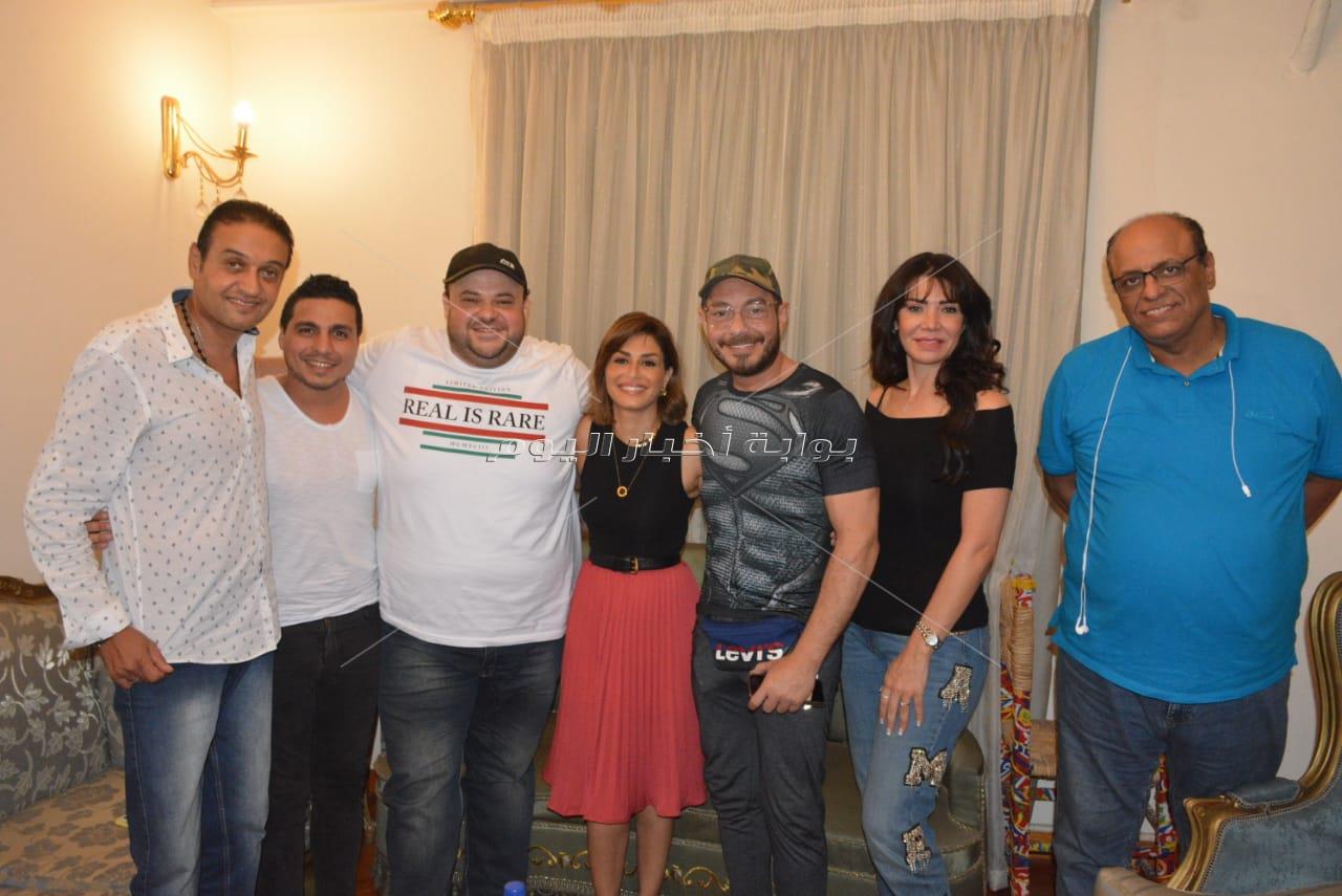حفل عشاء المنتج أحمد أيوب لأسرة فيلم «زنزانة 7»