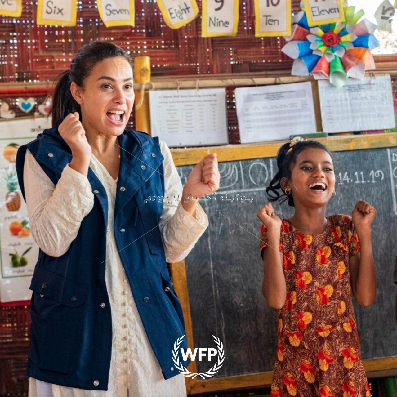 هند صبري سفيرة برنامج الأغذية العالمي سعيدة بحصوله على نوبل للسلام 