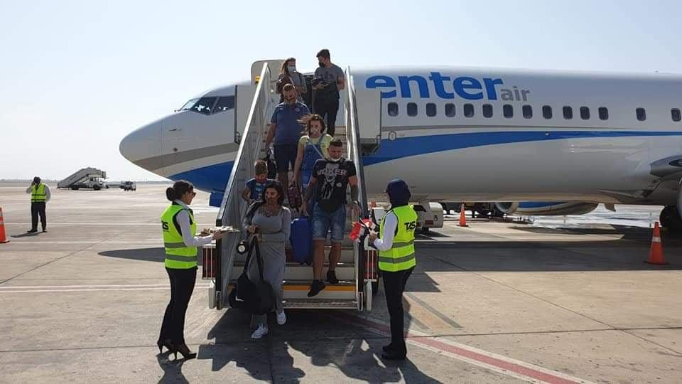 مطار شرم الشيخ يستقبل أولى رحلات السياحية قادمة من بولندا 