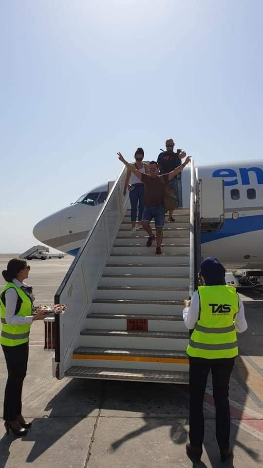مطار شرم الشيخ يستقبل أولى رحلات السياحية قادمة من بولندا 
