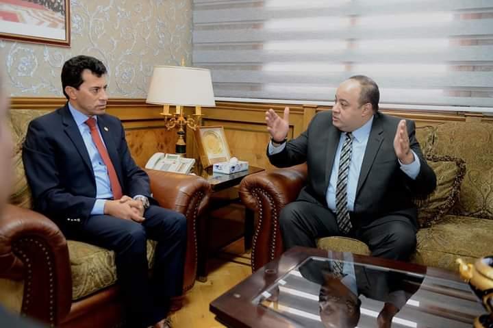  أحمد جلال يدشن مع وزير الرياضة 4 مشروعات وطنية كبرى لمؤسسة أخبار اليوم 