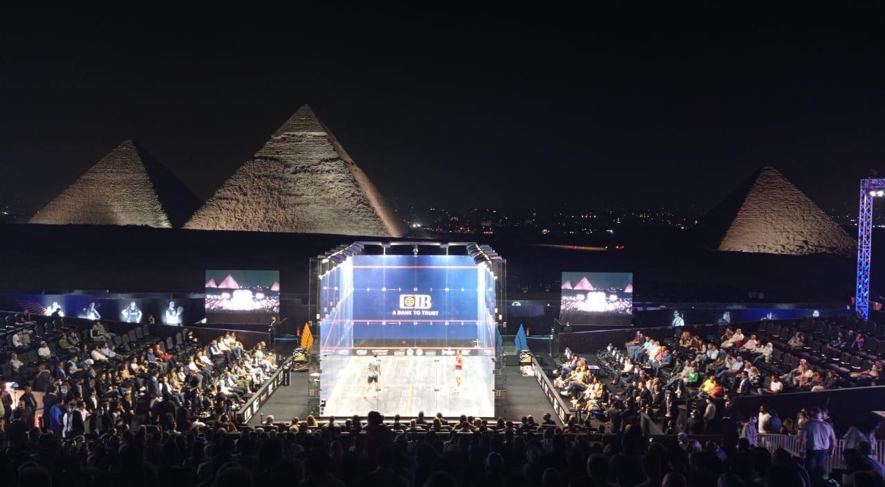 الأهرامات تحتضن نهائي بطولة مصر الدولية للاسكواش بحضور السياحة 