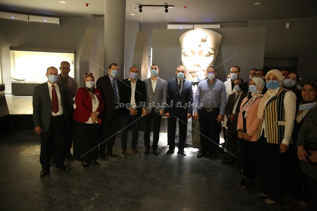وزير الاثار يتفقد متحف كفر الشيخ تمهيدا لافتتاحه