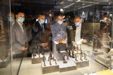 العناني يتفقد متحف كفر الشيخ قبل افتتاحه رسميا.. صور