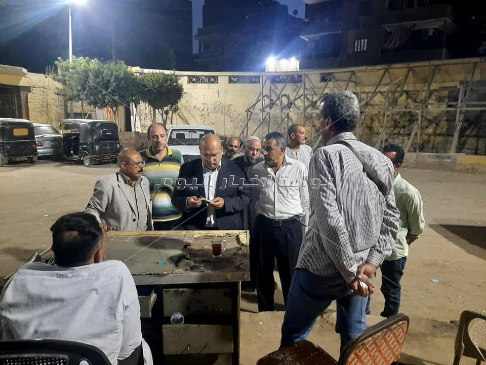 جولة ليلية لنائب محافظ الجيزة بمدينة الحوامدية  في الجيزة
