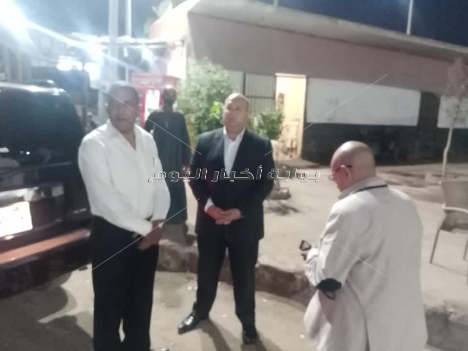 جولة ليلية لنائب محافظ الجيزة بمدينة الحوامدية  في الجيزة