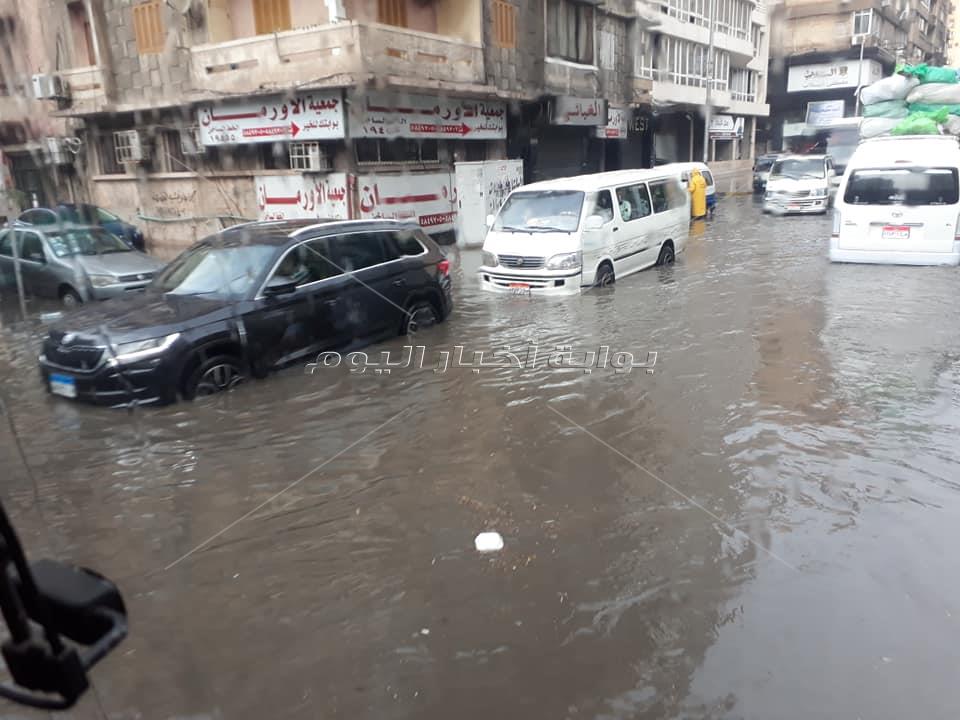 سوء الأحوال الجوية بالاسكندرية