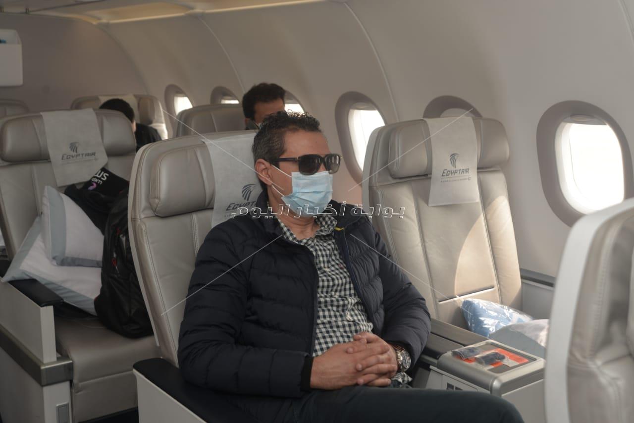 بعثة المنتخب المصري تغادر إلى توجو على متن طائرة خاصة