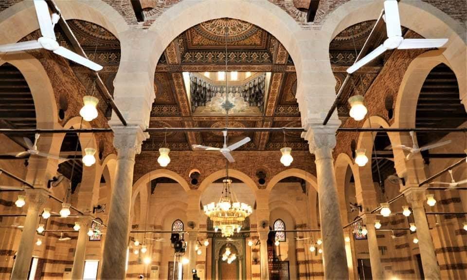 مسجد الإمام  الشافعي بعد ترميمه