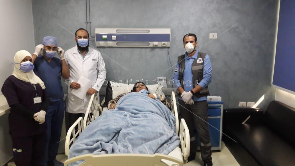 نقل «عزيزة» لمستشفى دار الشفاء لبدء علاجها