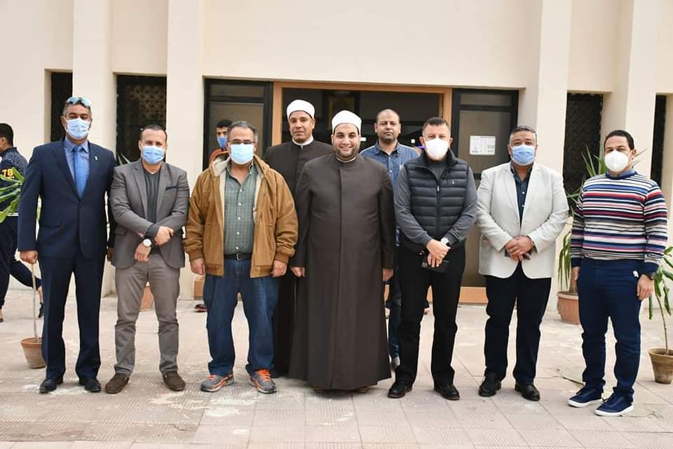 افتتاح مسجد المدينة الجامعية بعين شمس بعد تطويره