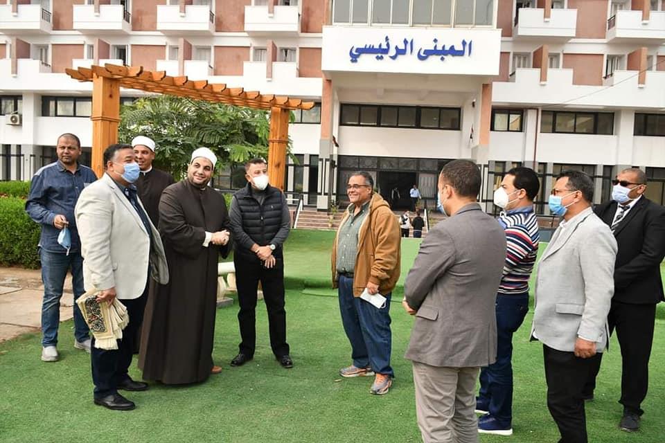 افتتاح مسجد المدينة الجامعية بعين شمس بعد تطويره