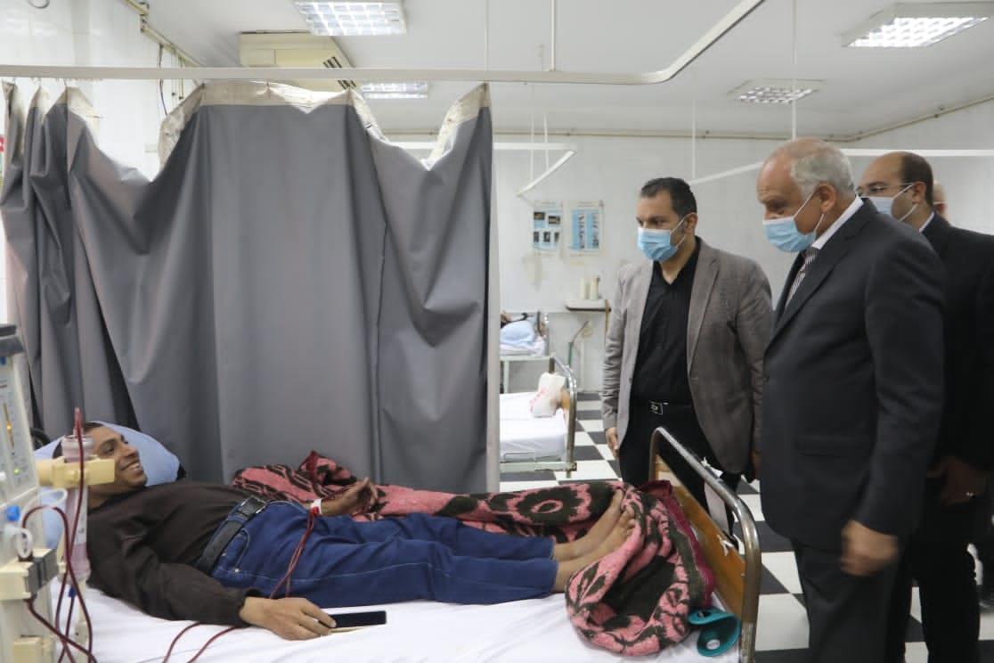 محافظ الجيزة يتفقد مستشفى أوسيم