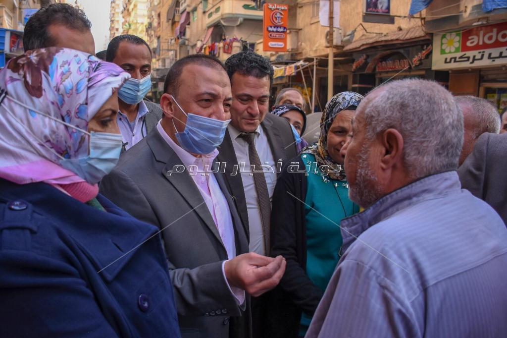  محافظ الإسكندرية يتفقد مشروع شبكة الصرف الصحي بالفلكي بتكلفة 48 مليون 