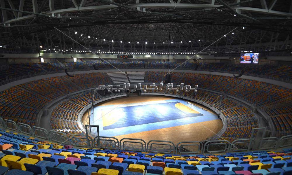 مجمع الصالات المغطاة باستاد القاهرة استعدادا لبطولة العالم لكرة اليد
