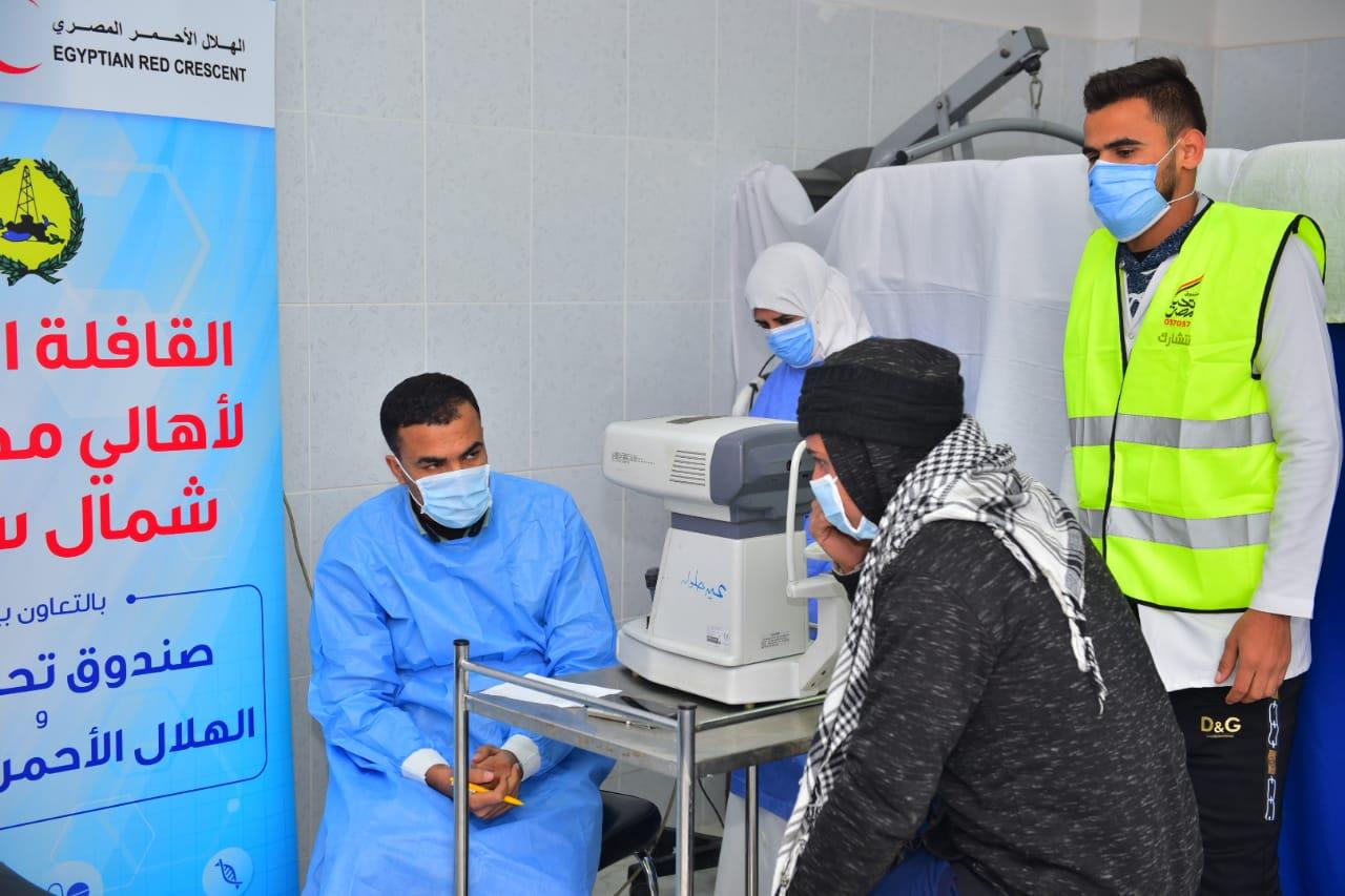  قافلة تحيا مصر الطبية تواصل عملها بمستشفى الشيخ زويد المركزي