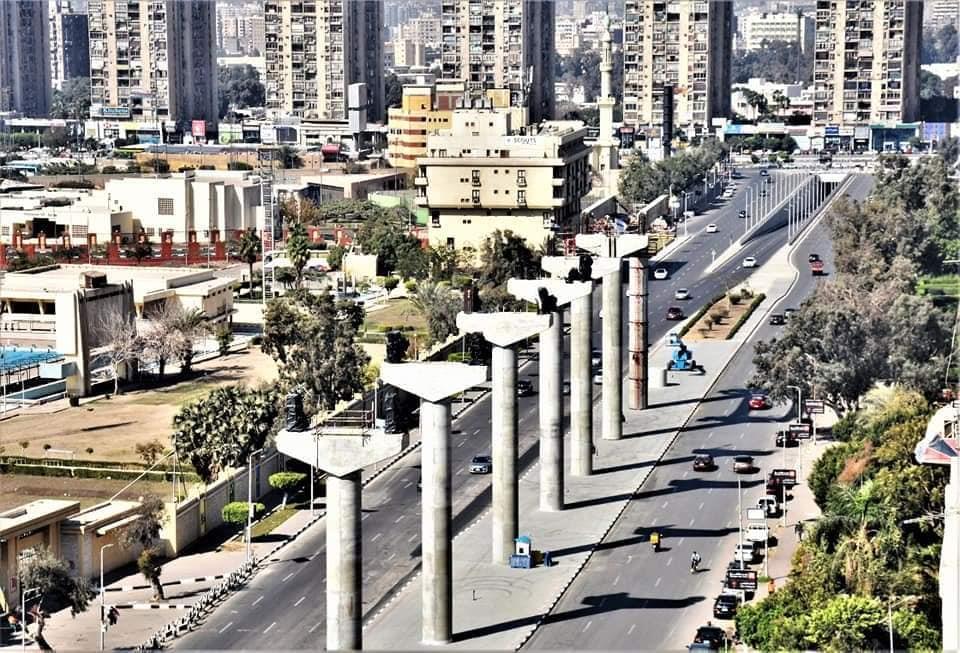 "النقل" تنشر صورا جديدة للمونوريل من مدينة نصر